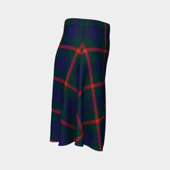 Agnew Modern Tartan Flared Skirt