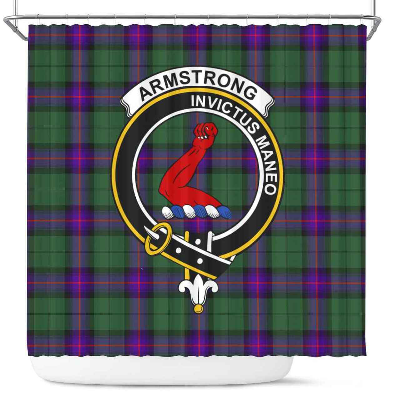 Armstrong Tartan Crest Shower Curtain