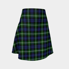 Baillie Modern Tartan Flared Skirt