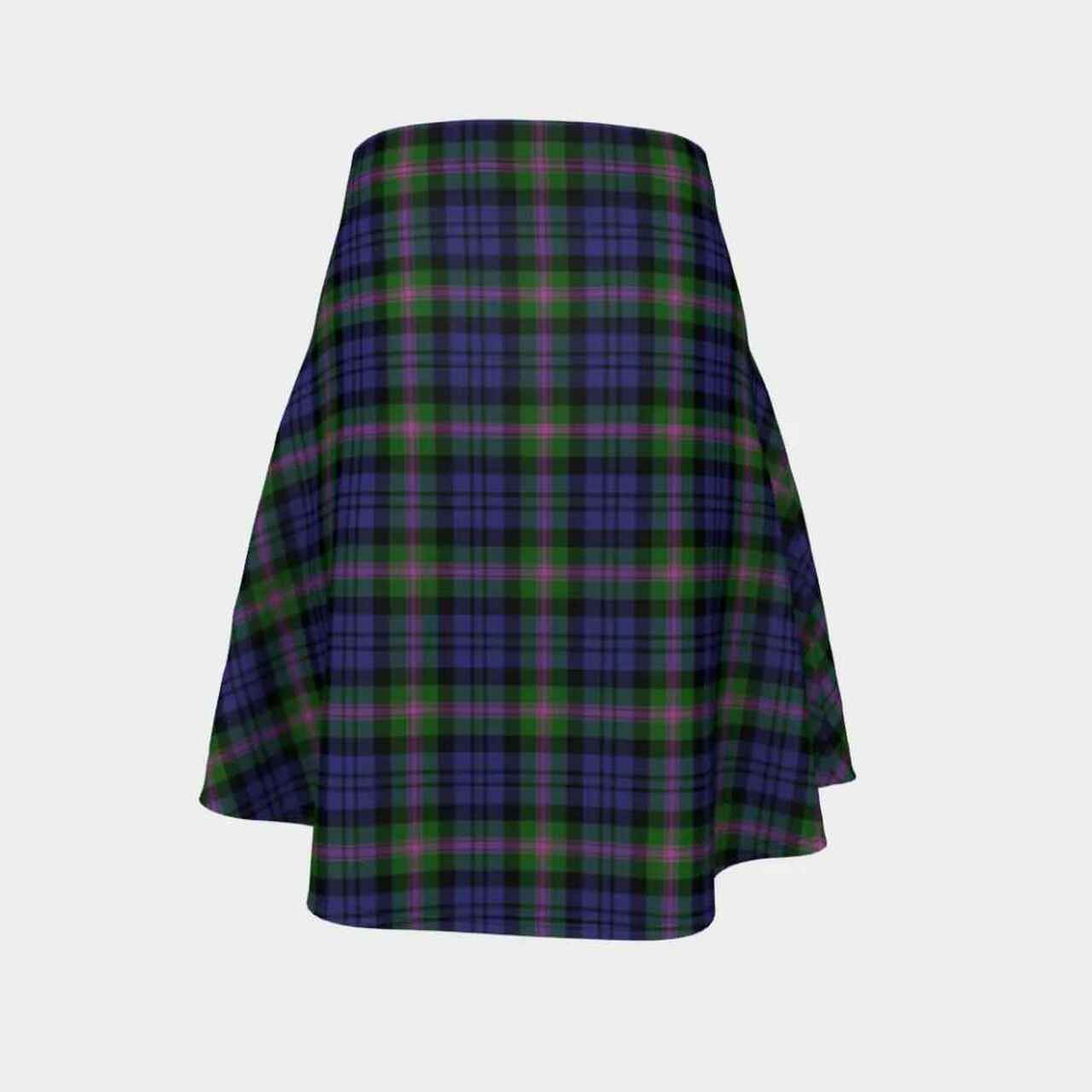 Baird Modern Tartan Flared Skirt