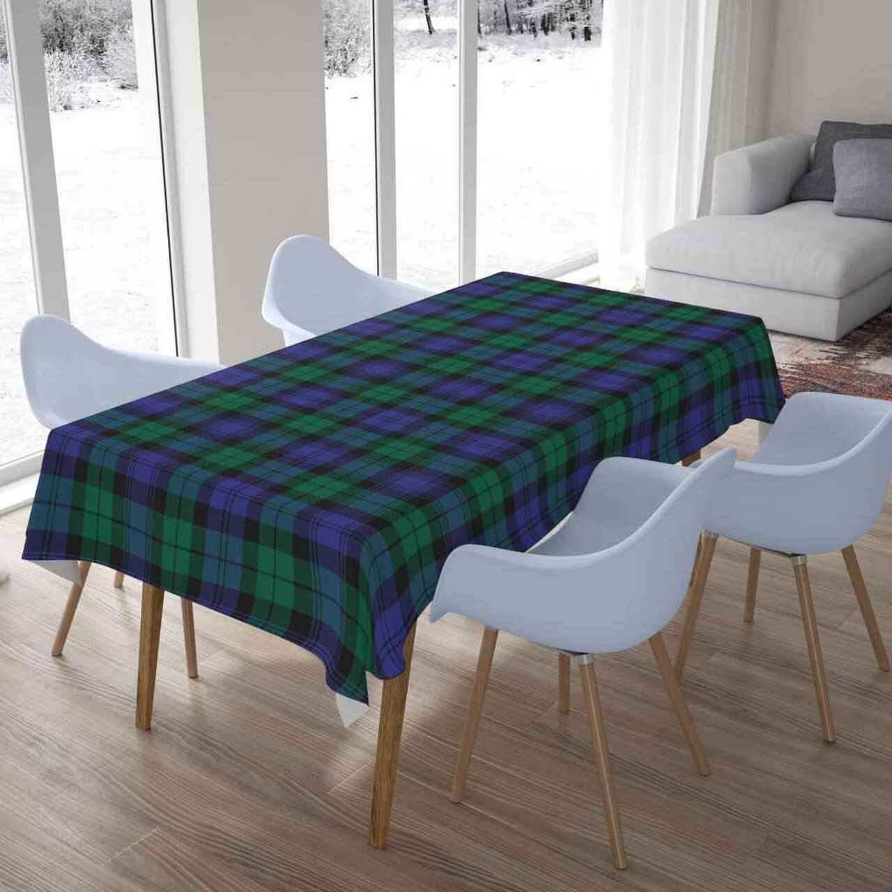 Blackwatch Modern Tartan Tablecloth