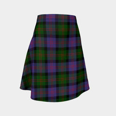 Blair Modern Tartan Flared Skirt