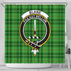 Blane Tartan Crest Shower Curtain