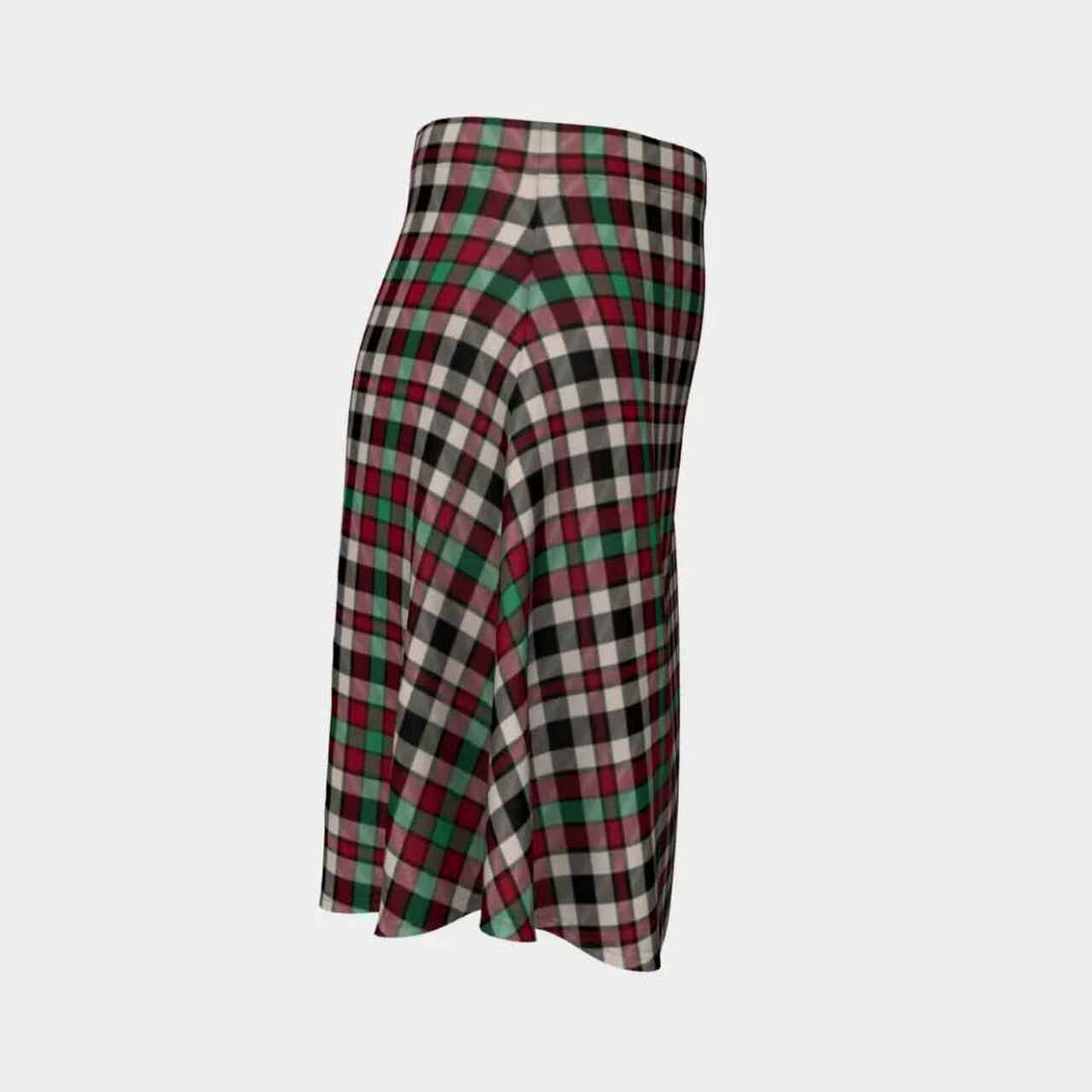 Borthwick Dress Ancient Tartan Flared Skirt