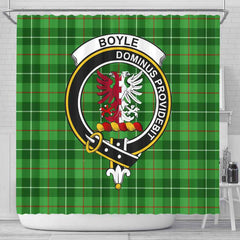 Boyle Tartan Crest Shower Curtain