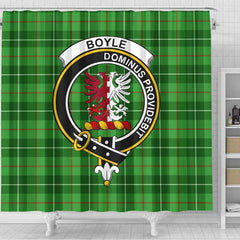 Boyle Tartan Crest Shower Curtain