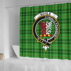 Boyle Tartan Crest Shower Curtain