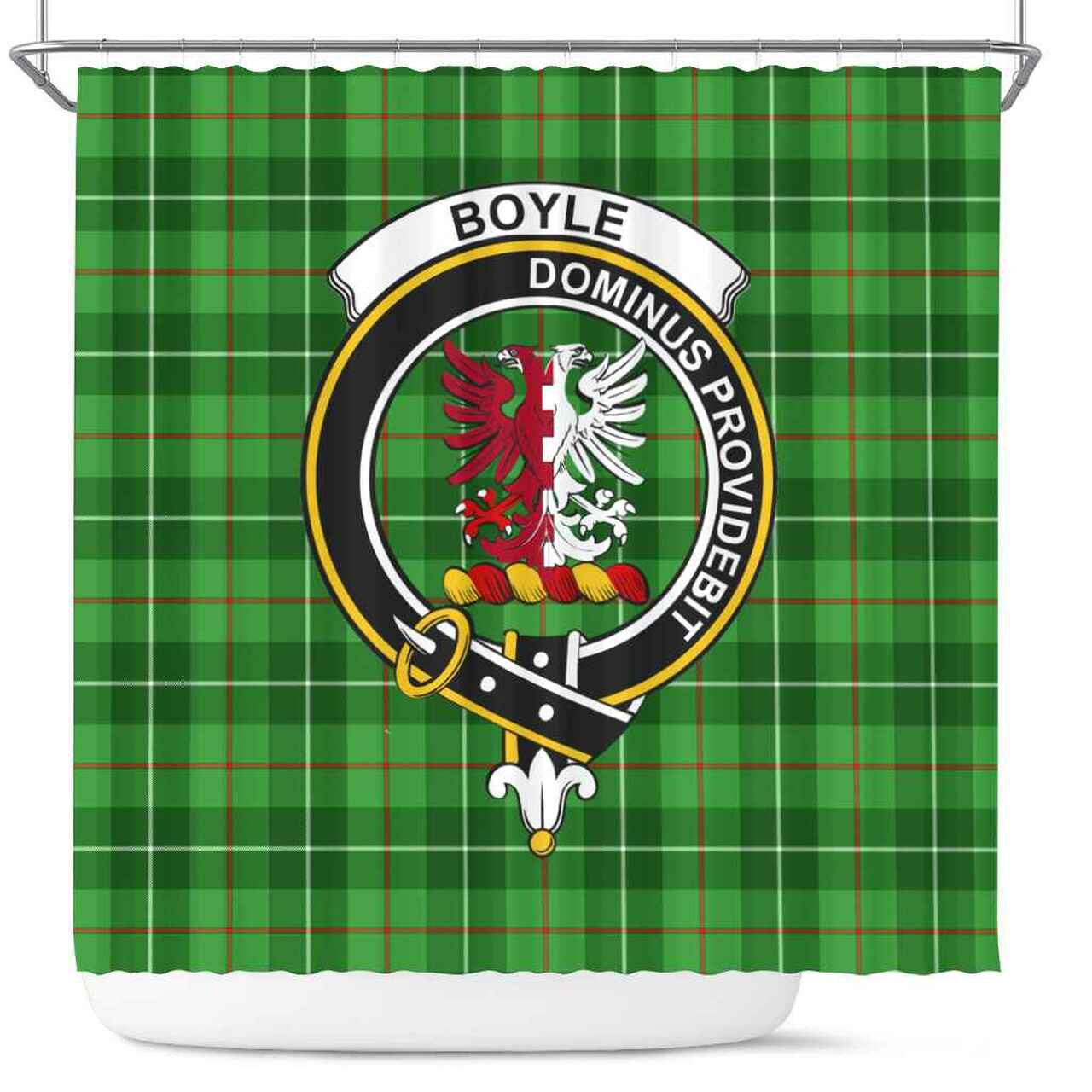 Boyle Tartan Crest Shower Curtain