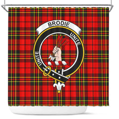 Brodie Tartan Crest Shower Curtain