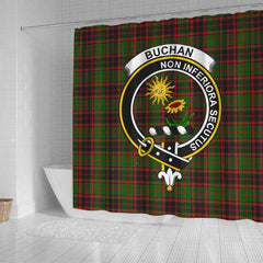 Buchan Tartan Crest Shower Curtain