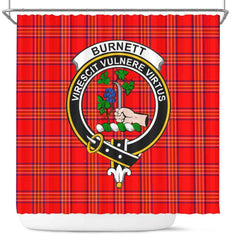 Burnett Tartan Crest Shower Curtain