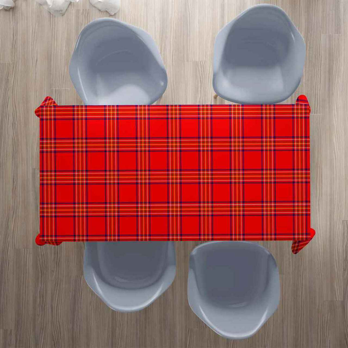 Burnett Modern Tartan Tablecloth