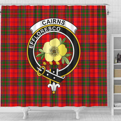 Cairns Tartan Crest Shower Curtain