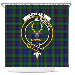 Calder Tartan Crest Shower Curtain