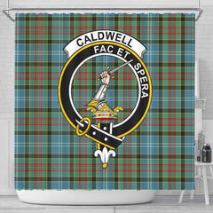 Caldwell Tartan Crest Shower Curtain