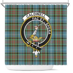 Caldwell Tartan Crest Shower Curtain