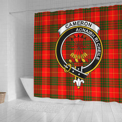 Cameron Tartan Crest Shower Curtain