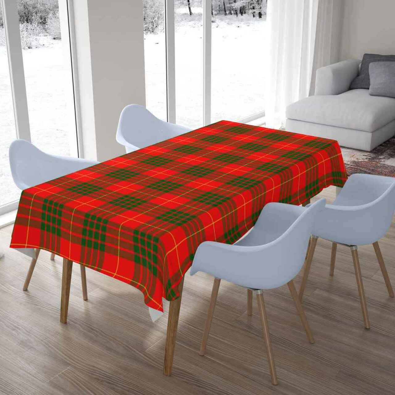 Cameron Modern Tartan Tablecloth