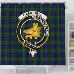 Campbell of Breadalbane Tartan Crest Shower Curtain