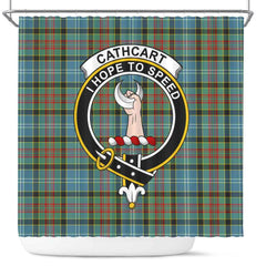 Cathcart Tartan Crest Shower Curtain