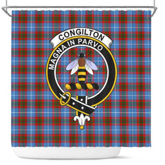 Congilton Tartan Crest Shower Curtain