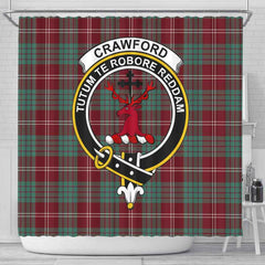 Crawford Tartan Crest Shower Curtain