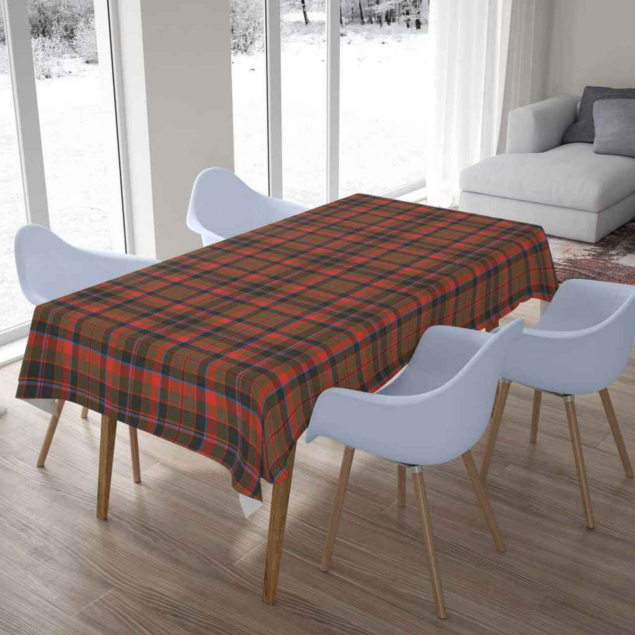 Cumming Hunting Weathered Tartan Tablecloth