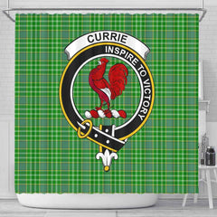 Currie Tartan Crest Shower Curtain