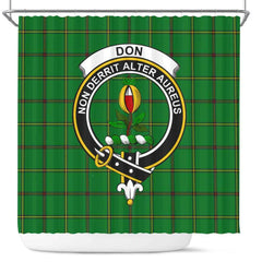 Don Tartan Crest Shower Curtain