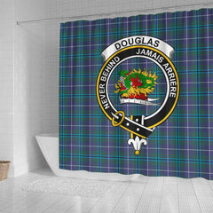 Douglas Tartan Crest Shower Curtain