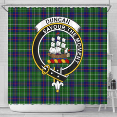 Duncan Tartan Crest Shower Curtain