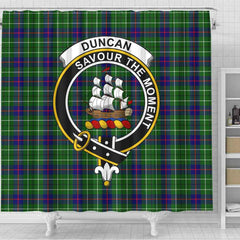 Duncan Tartan Crest Shower Curtain