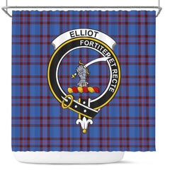 Elliot Tartan Crest Shower Curtain