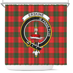 Erskine Tartan Crest Shower Curtain