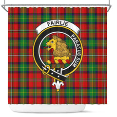 Fairlie Tartan Crest Shower Curtain