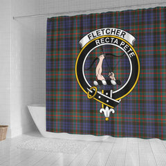 Fletcher Tartan Crest Shower Curtain