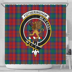 Fotheringham Tartan Crest Shower Curtain