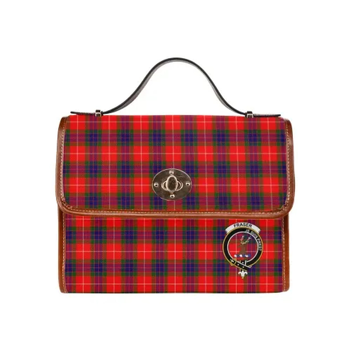 Fraser (of Lovat) Tartan Canvas Bag