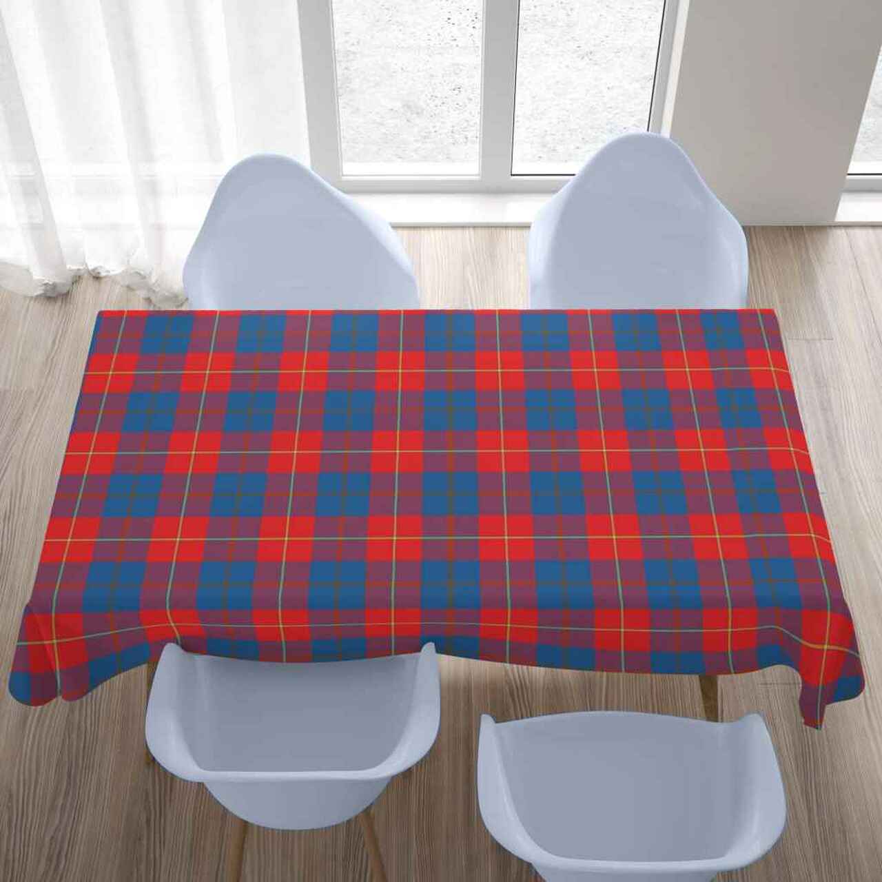 Galloway Red Tartan Tablecloth