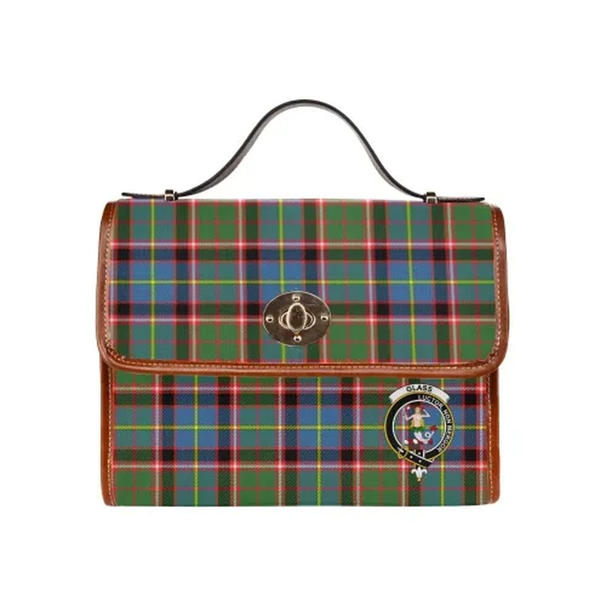 Glass Tartan Canvas Bag