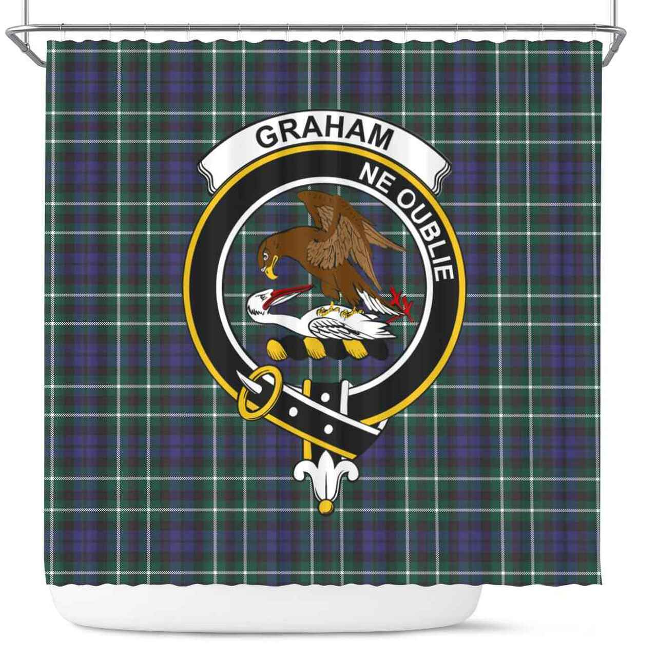 Graham Tartan Crest Shower Curtain