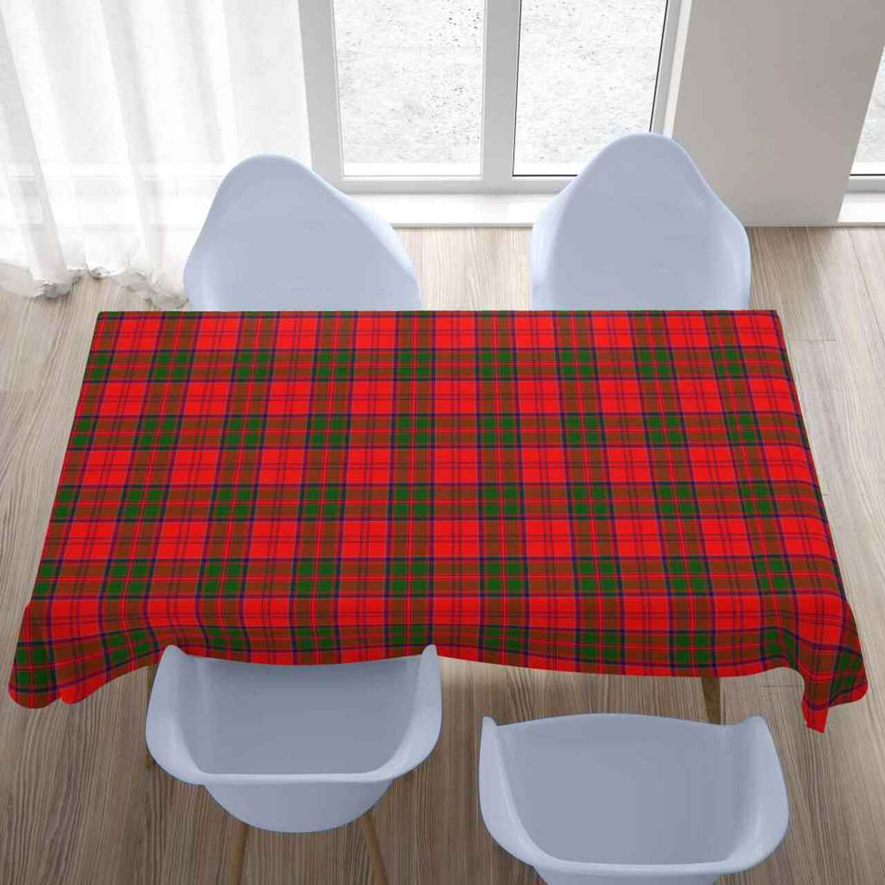 Grant Modern Tartan Tablecloth