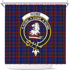 Home (or Hume) Tartan Crest Shower Curtain