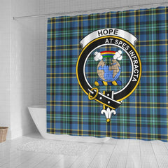 Hope Tartan Crest Shower Curtain