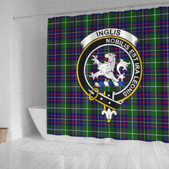 Inglis Tartan Crest Shower Curtain