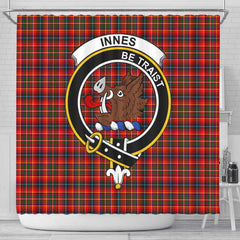 Innes Tartan Crest Shower Curtain