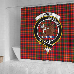 Innes Tartan Crest Shower Curtain