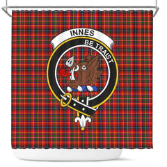 Innes Tartan Crest Shower Curtain