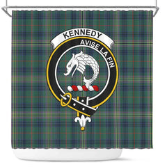 Kennedy Tartan Crest Shower Curtain