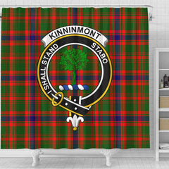 Kinninmont Tartan Crest Shower Curtain